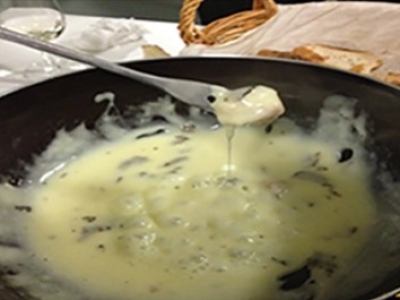 Fondue Savoyarde a la truffe noire