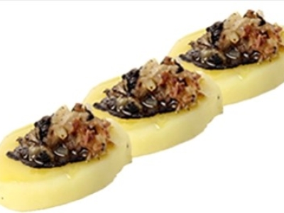 Pomme de terre demi-deuil à la Truffe noire